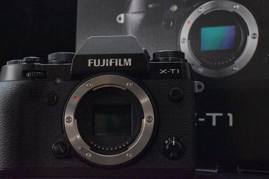 Fujifilm X-T1 16.3MP Mirrorless Digital Camera Black [MINT SC 1] #5453