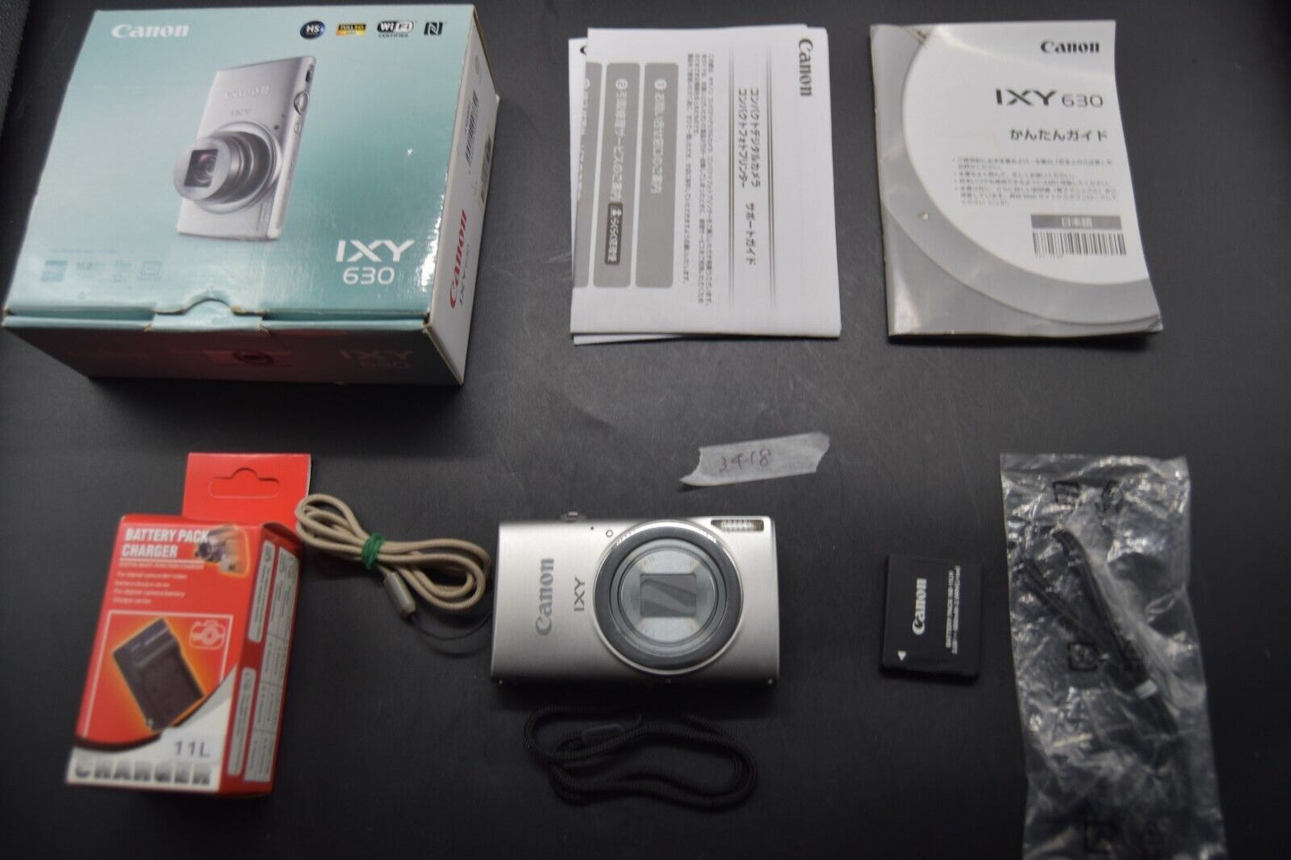 Canon IXY 630 Powershot Silver Digital Camera 12x zoom From JAPAN 【MINT-】 3418