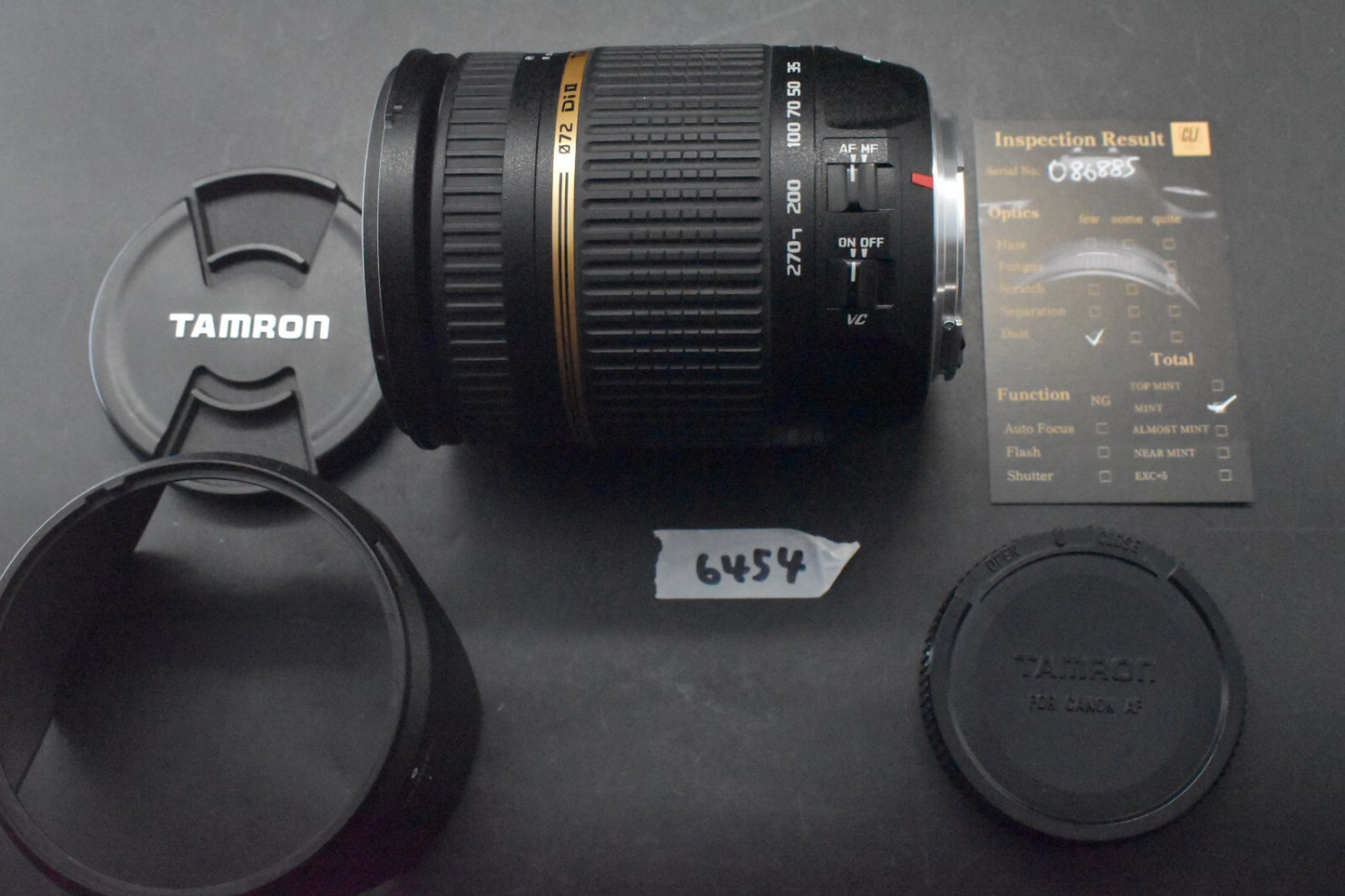 [1 Yr Warranty] Tamron AF 18-270mm f/3.5-6.3 Di II VC PZD AF Lens for Canon 6454