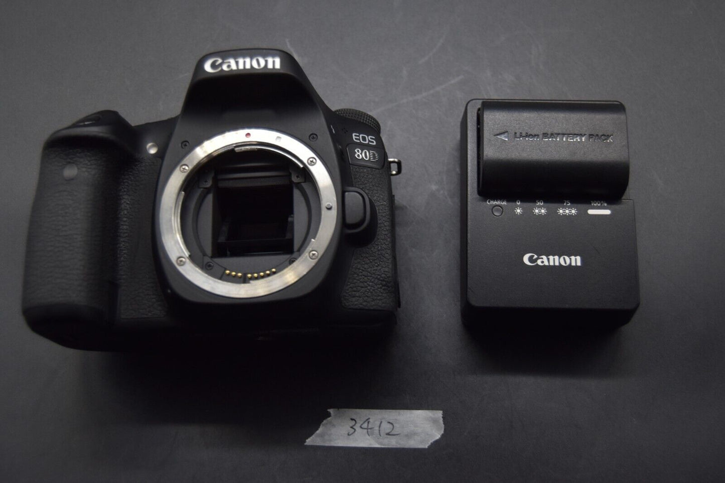 Canon EOS 80D 24.2 MP Digital SLR Camera Body 【MINT- SC 32807 (33%) 】 #3412