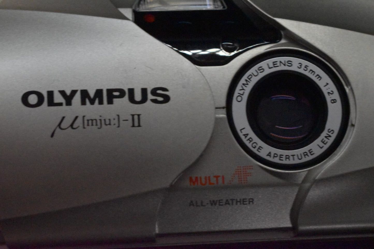 [1 Yr Warranty] Olympus μ mju II 35mm F2.8 Point & Shoot Film Camera Japan 6374