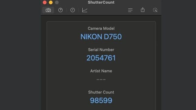 Nikon D750 24.3MP Digital SLR DSLR Camera Body  【ALMOST MINT SC 98599】 #1765