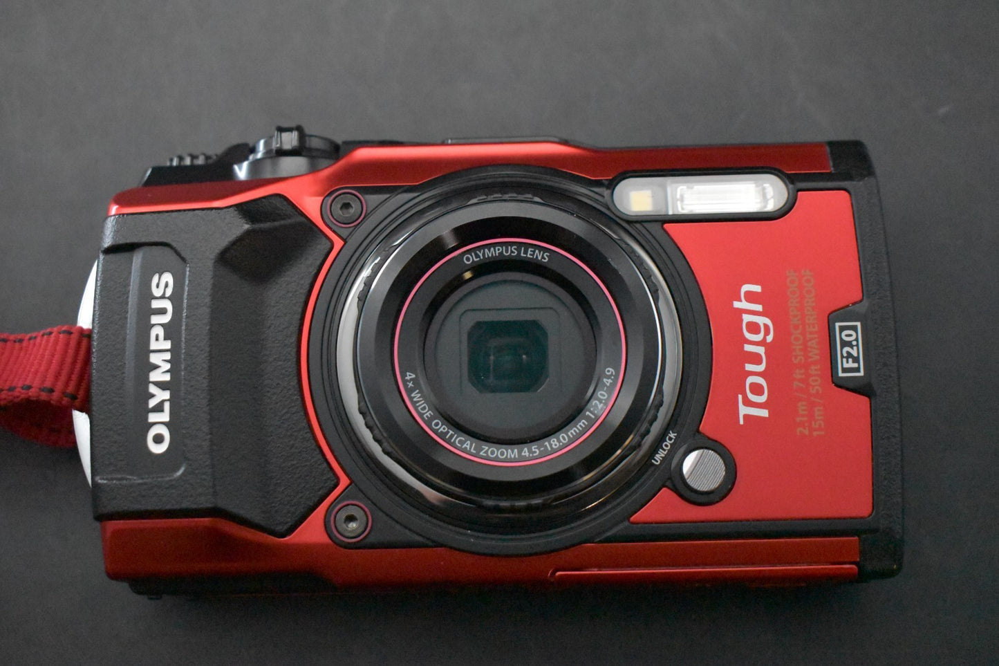 [1 Yr Warranty] OLYMPUS Tough TG-5 Red Waterproof Digital Camera JAPAN 6149