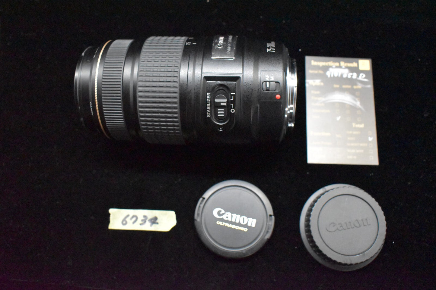 [1 Yr Warranty] Canon EF 75-300mm f/4-5.6 IS USM Telephoto Zoom Lens 6734