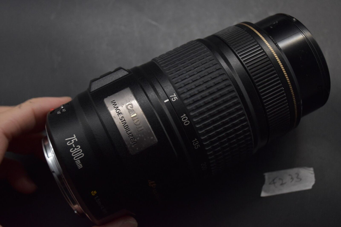 Canon EF 75-300mm f/4-5.6 IS USM Telephoto Zoom Lens from JAPAN 【MINT-】4233