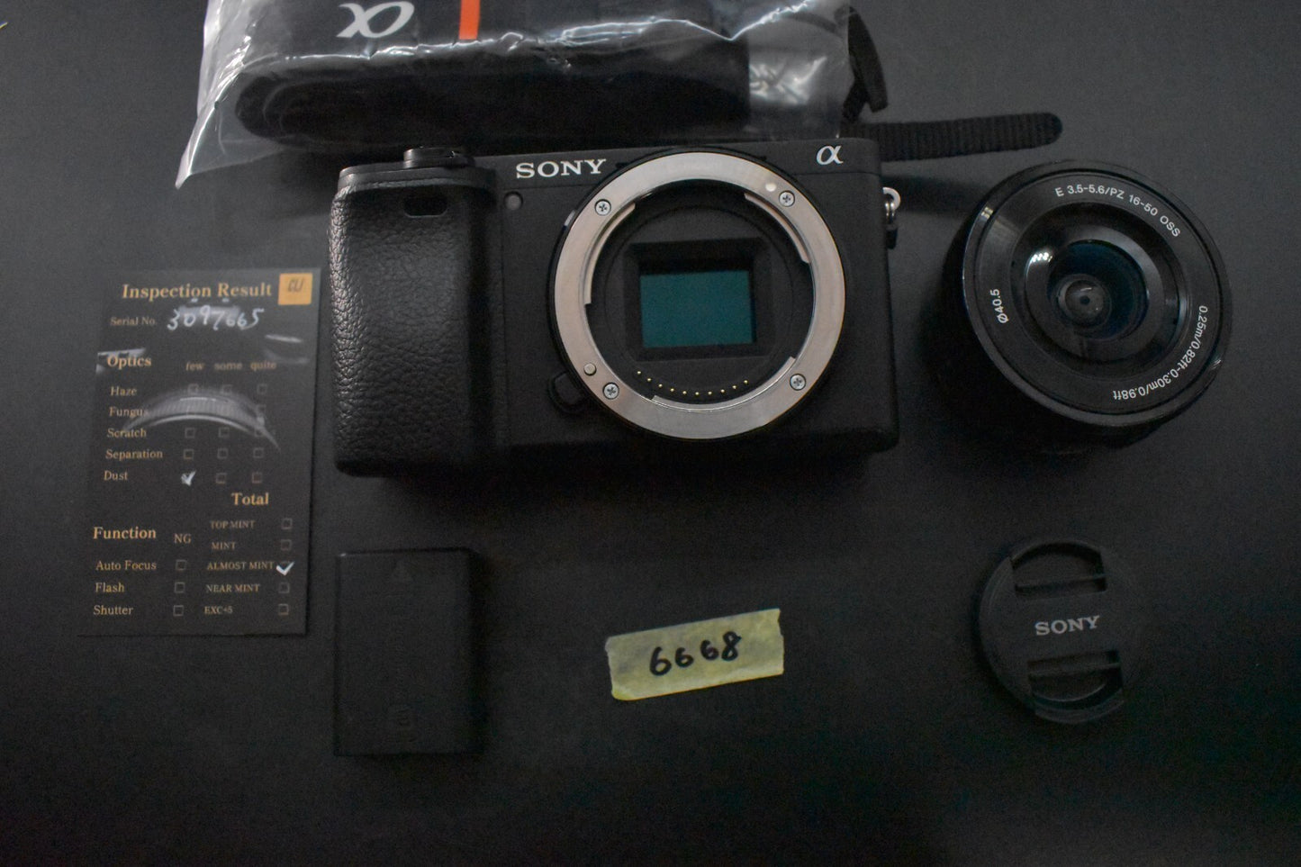 [1 Yr warranty] Sony Alpha A6400 Mirrorless Digital Camera with lens Black 6668