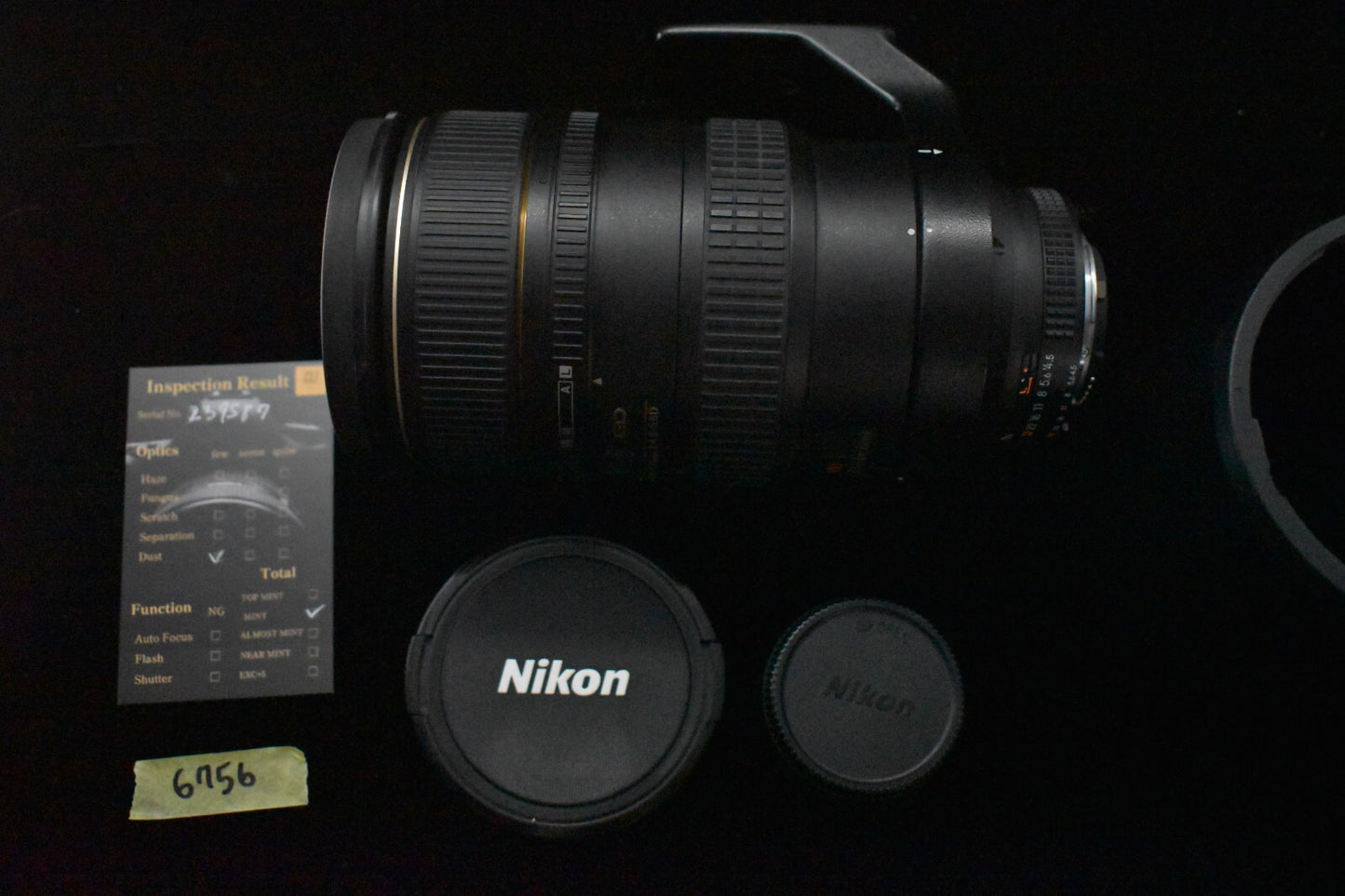 Nikon AF VR NIKKOR 80-400mm F/4.5-5.6 D ED Zoom F mount Telephoto Lens 6756