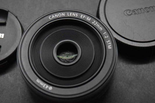 Canon EF-M 22mm f/2 STM Lens for EOS M EF-M Mount Silver [MINT] 5162
