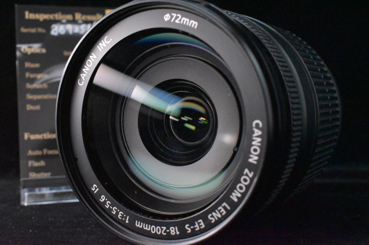 [1 Yr warranty] Canon EF-S 18-200mm f/3.5-5.6 IS Wide Angle Zoom AF Lens 6453