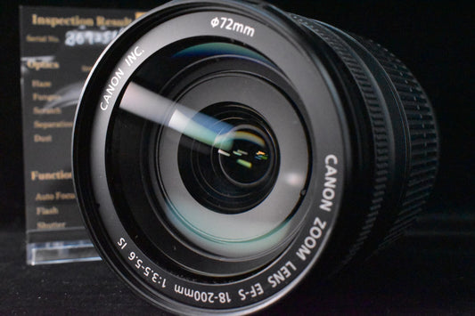 [1 Yr warranty] Canon EF-S 18-200mm f/3.5-5.6 IS Wide Angle Zoom AF Lens 6453