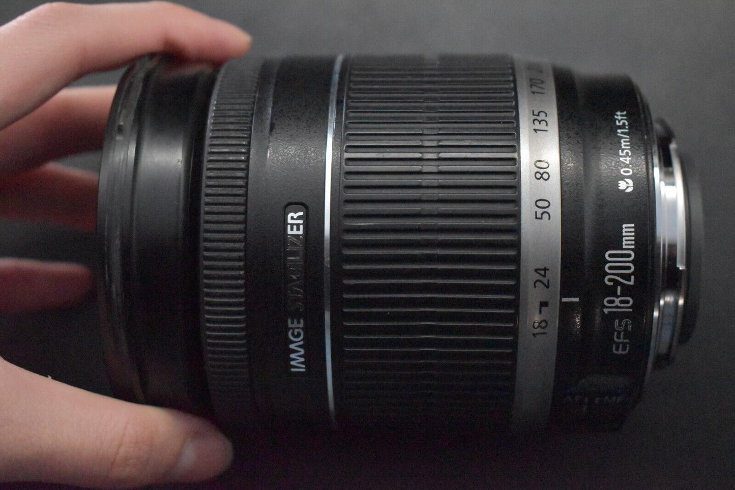 Objectif AF zoom grand angle Canon EF-S 18-200 mm f/3,5-5,6 IS du JAPON [COMM...
