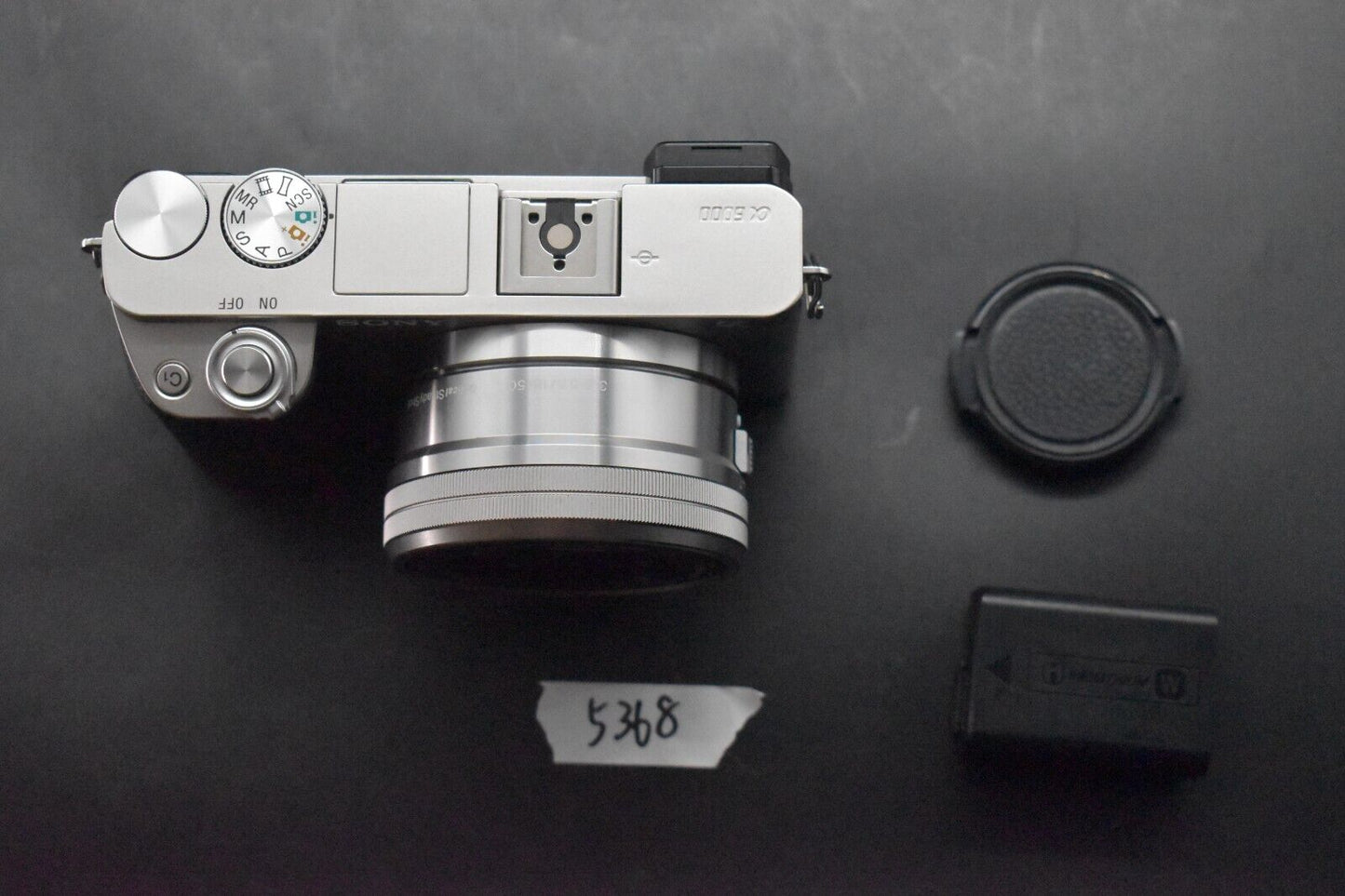 Sony alpha a6000 Digital Mirrorless Camera with Lens Silver [N MINT] 5368-5371