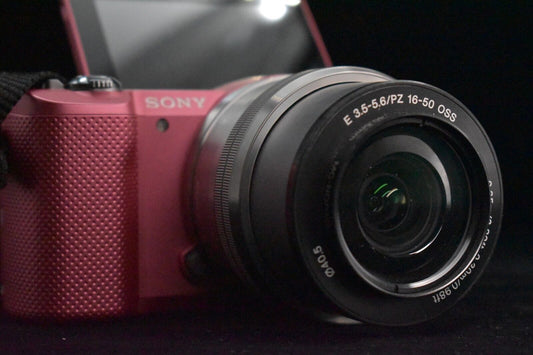 Sony Alpha a5000 Mirrorless Pink 16-50mm Lense set [MINT SC 6252] 5174