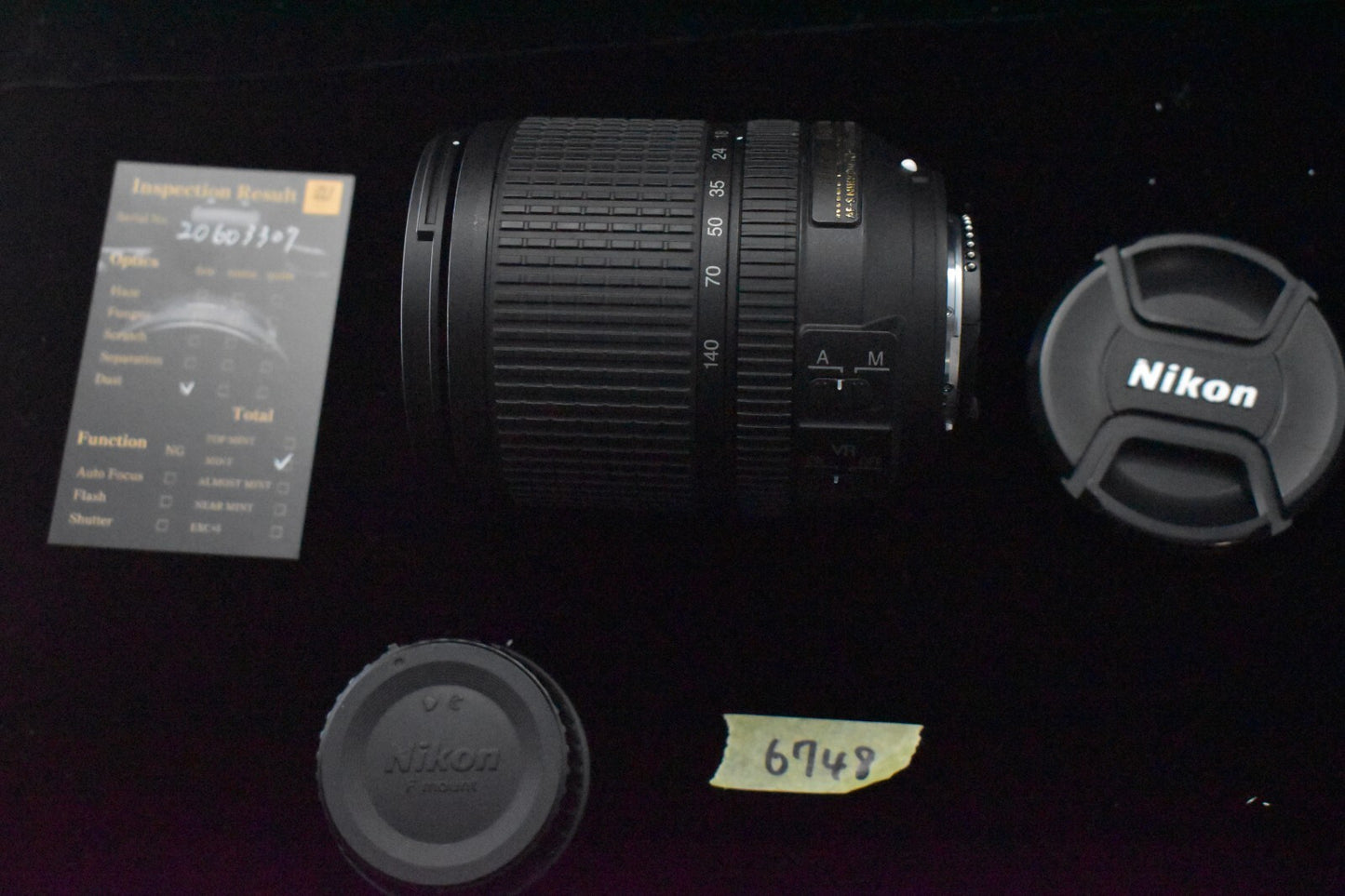 [1 Yr Warranty] Nikon AF-S DX NIKKOR 18-140mm F3.5-5.6G ED VR Lens JAPAN #6748