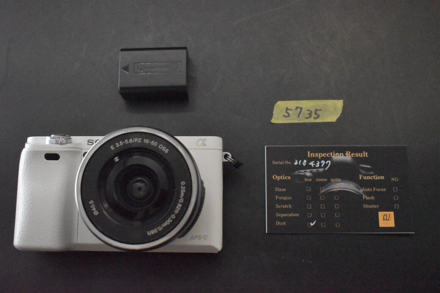 [1 Yr warranty] Sony alpha a6000 Digital Mirrorless Camera with Lens White 5798
