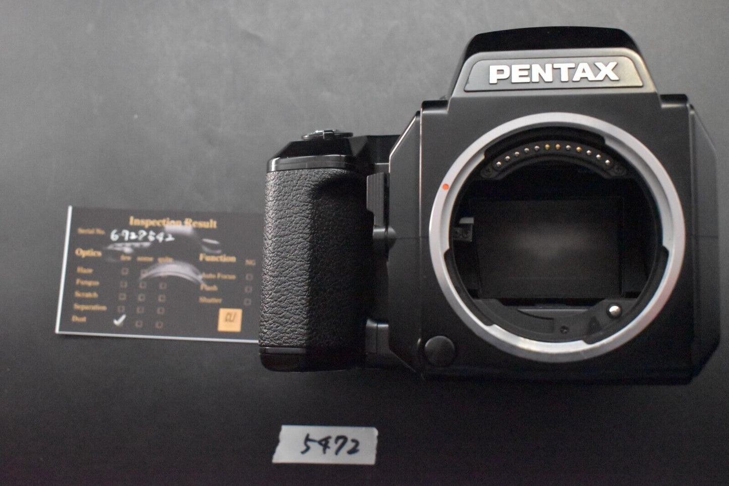 Pentax 645N Medium Format Film Camera 120 Film Back Holder [ALMOST MINT] #5472