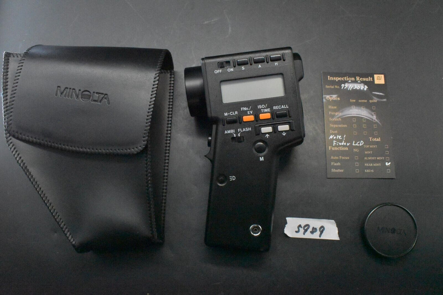 [1 Yr Warranty] Minolta Spotmeter F Digital Light Exposure Spot Meter  5989
