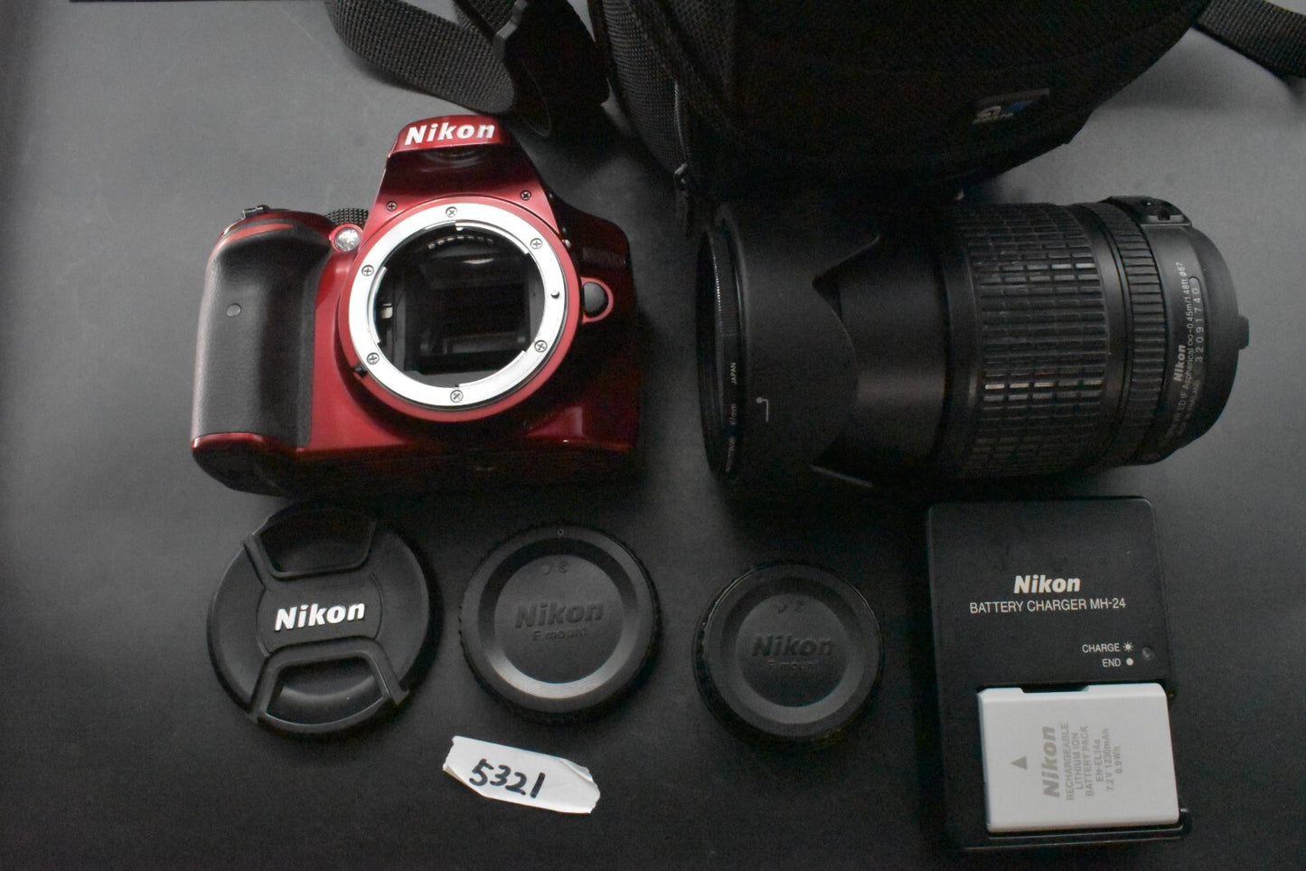 [1 Yr warranty] Nikon D3200 DSLR Digital Camera with Lens From Japan #5321