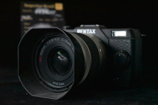 [1 Yr warranty] PENTAX Q10 Mirrorless Digital Camera Black with Lens 6219