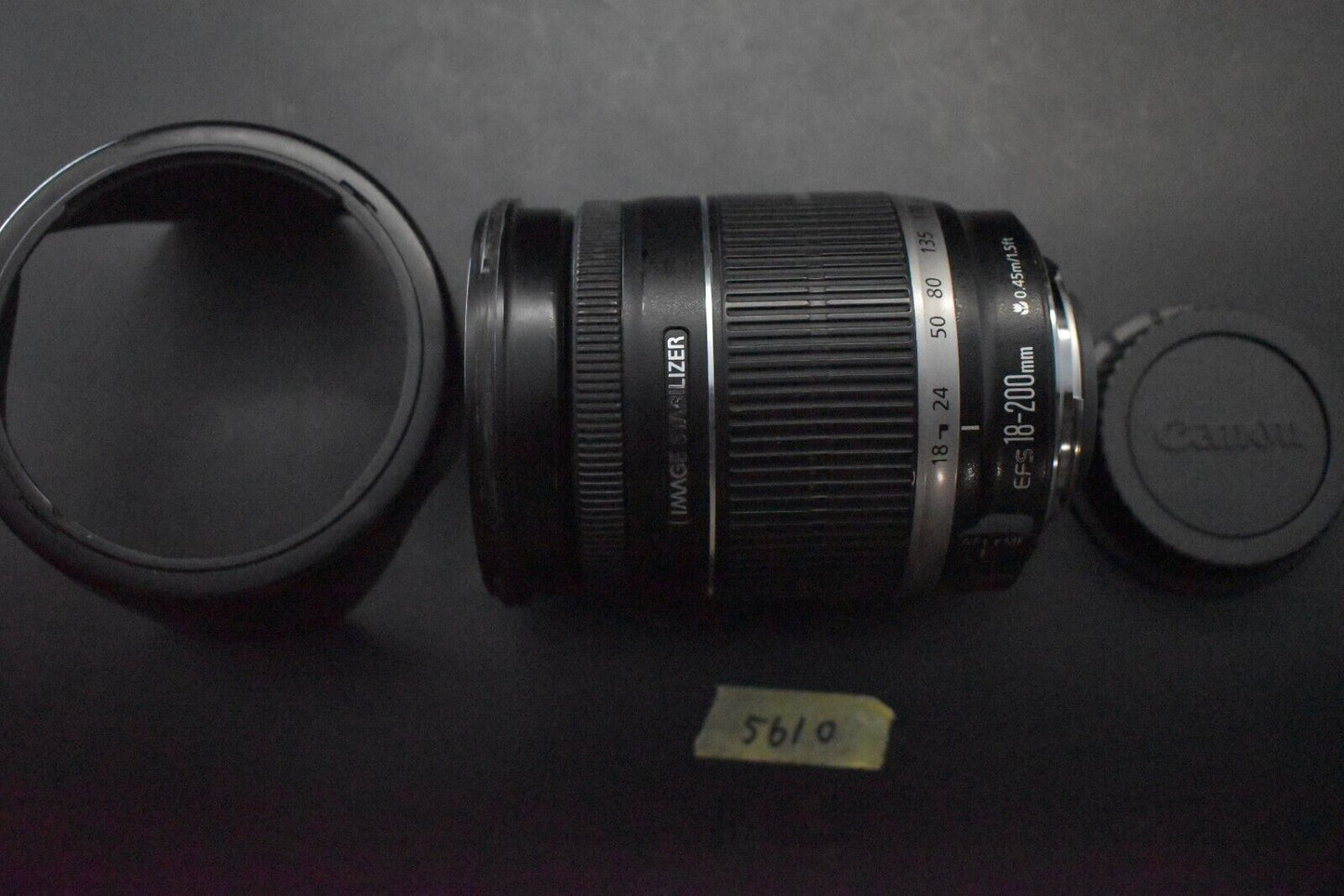 Objectif AF zoom grand angle Canon EF-S 18-200 mm f/3,5-5,6 IS du JAPON [COMM...