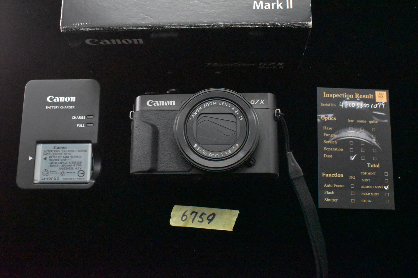 [1 Yr Warranty] Canon PowerShot G7 X Mark II Compact Digital Camera 6759
