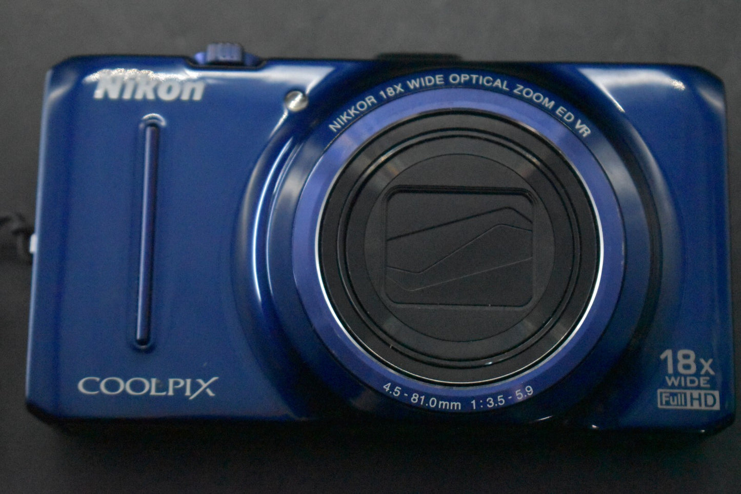 [1 Yr warranty] Nikon Coolpix S9300 Blue 16.0MP Digital Camera From JAPAN 6194