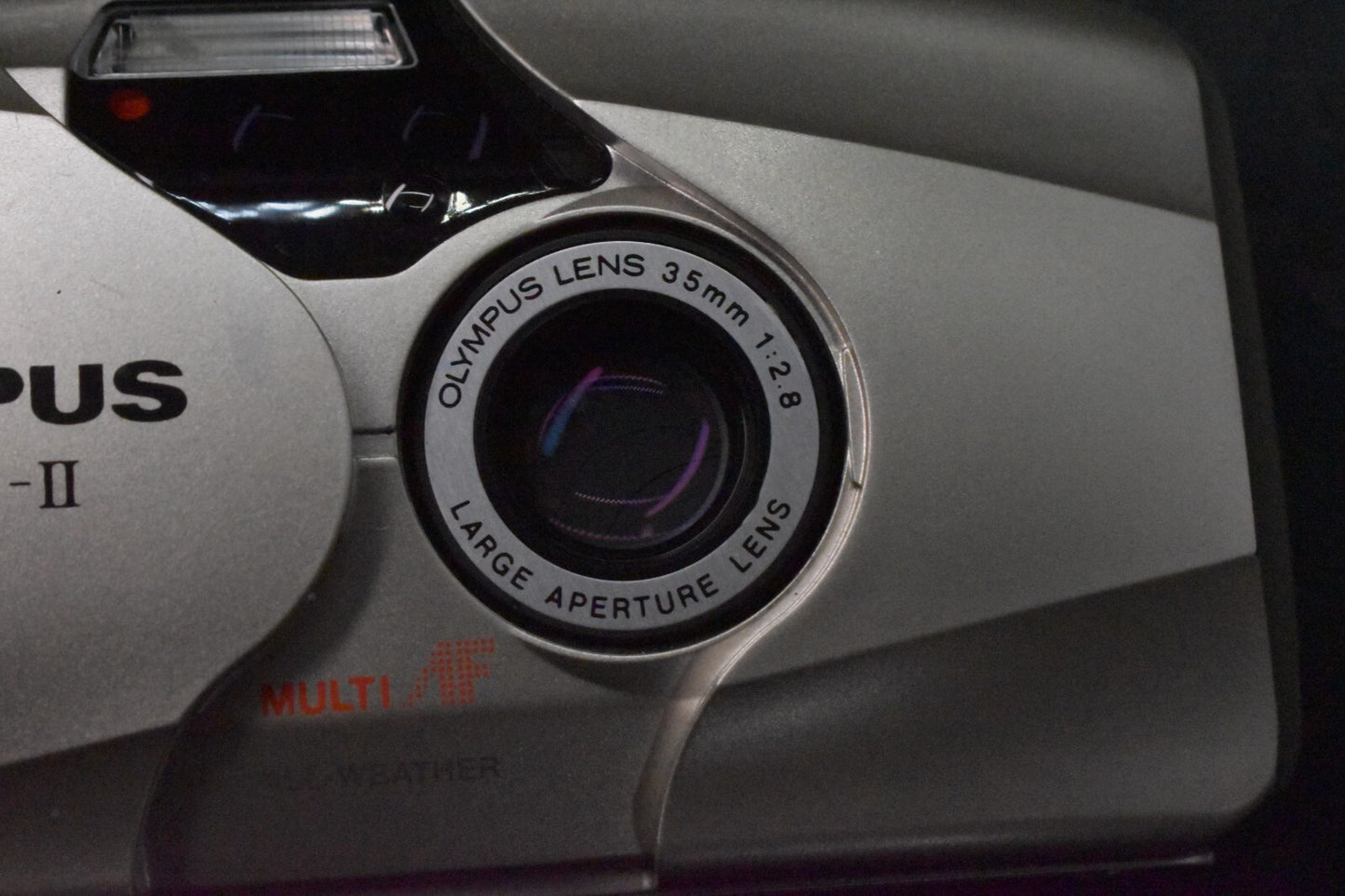 [1 Yr Warranty] Olympus μ mju II 35mm F2.8 Point & Shoot Film Camera Japan 6374