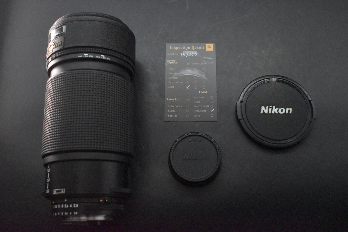 [1 Yr Warranty] Nikon AF Nikkor 80-200mm f2.8 ED Telephoto Zoom Lens Japan 6325