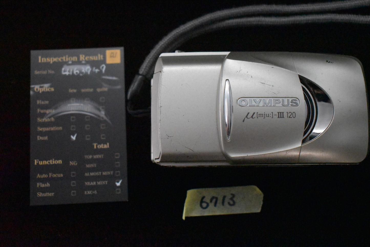 [1 Yr Warranty] Olympus mju μ III 120 Point & Shoot 35mm Film Camera JAPAN 6713
