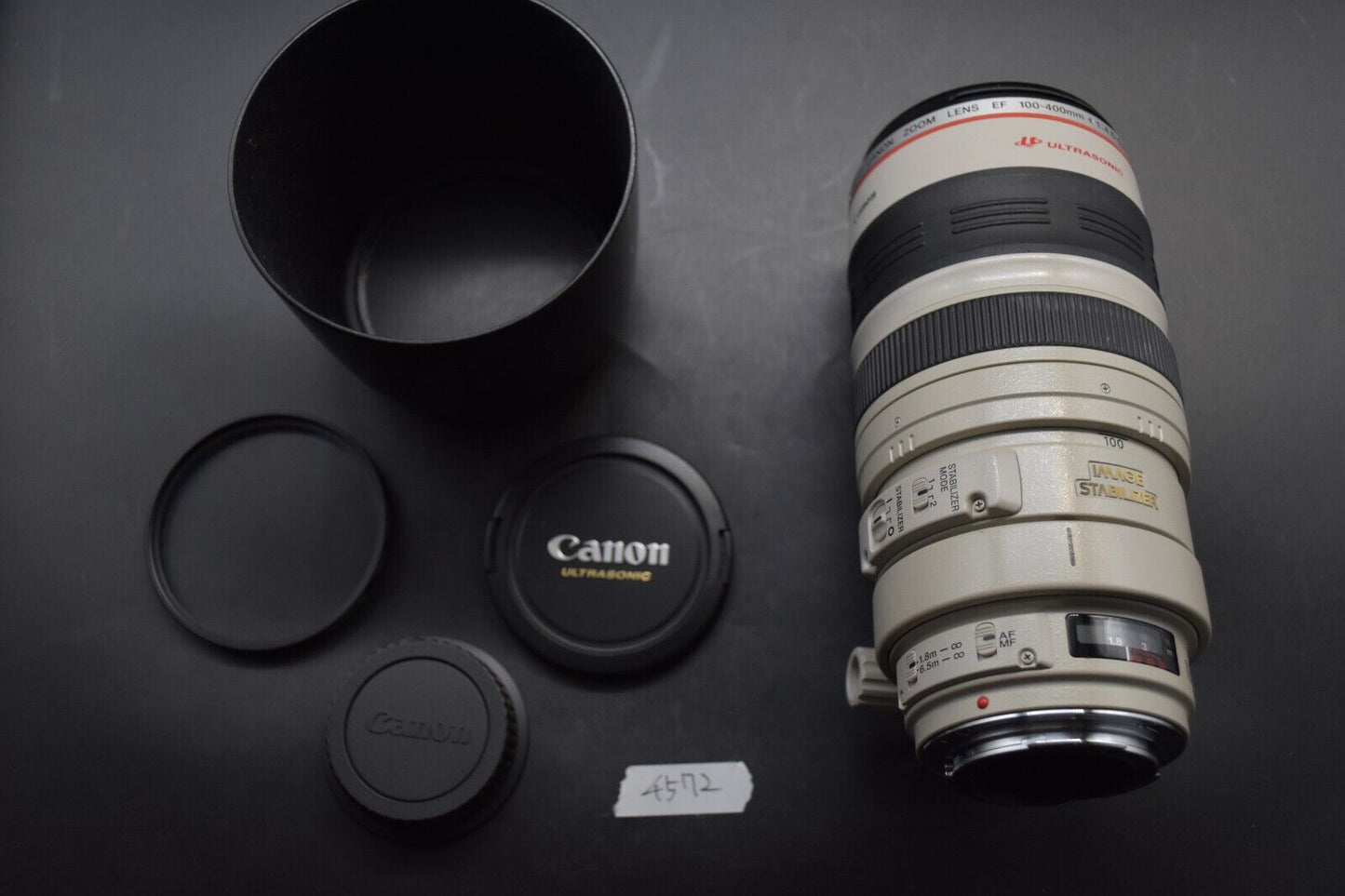 CANON ZOOM EF 100-400mm f/4.5-5.6 L IS USM AF Lens from JAPAN 【TOP MINT】 4572