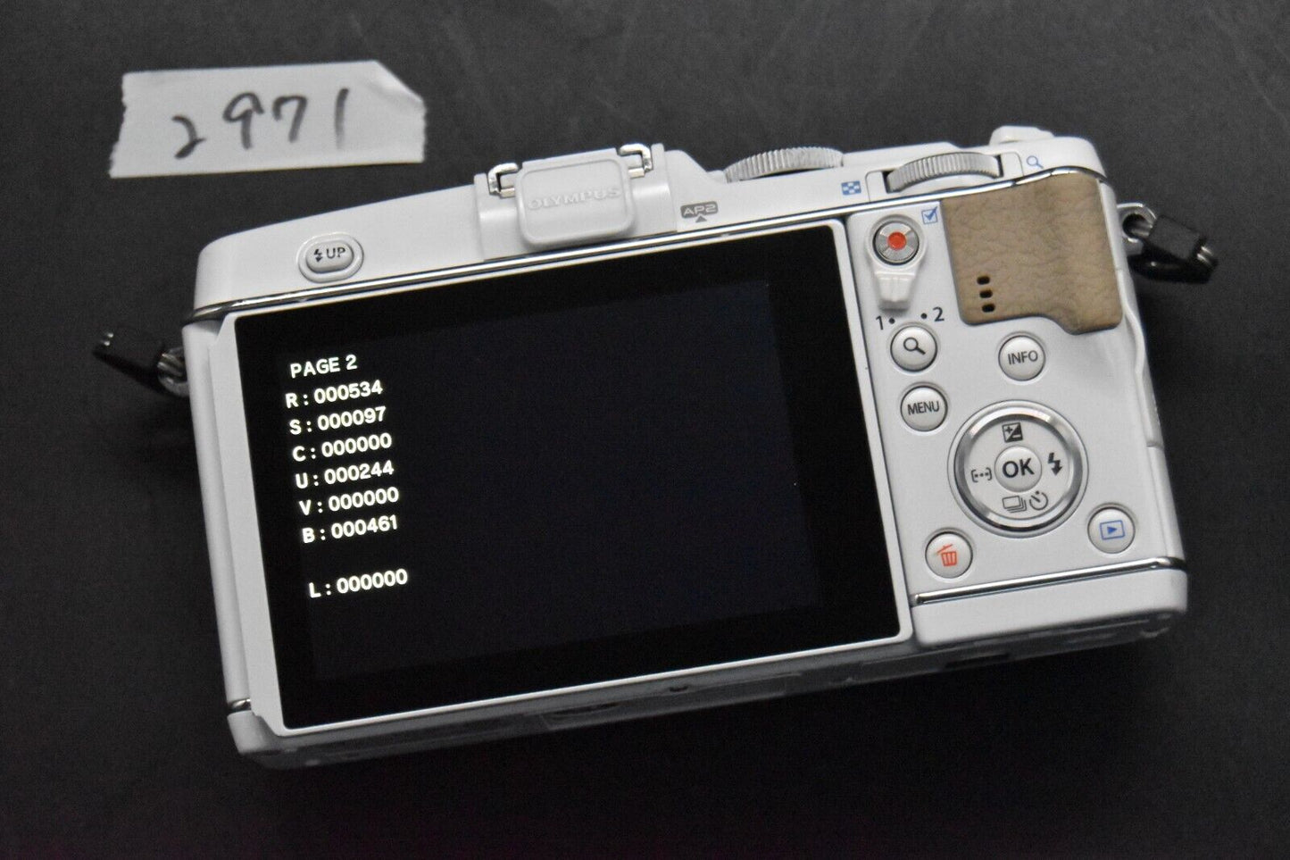 Olympus PEN E-P5 White Body  From JAPAN 【ALMOST MINT SC 534】 #2971