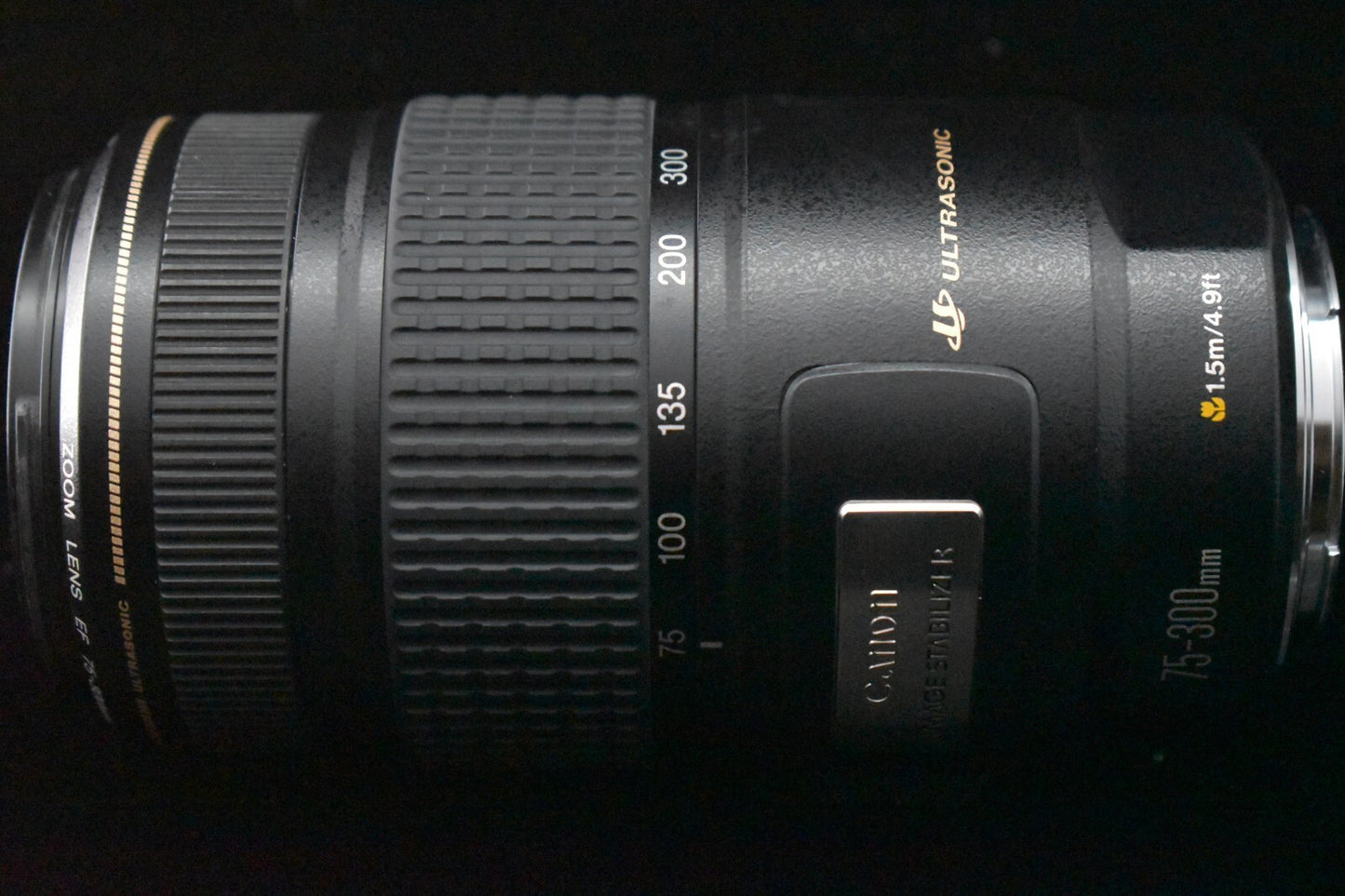 [1 Yr Warranty] Canon EF 75-300mm f/4-5.6 IS USM Telephoto Zoom Lens 6828