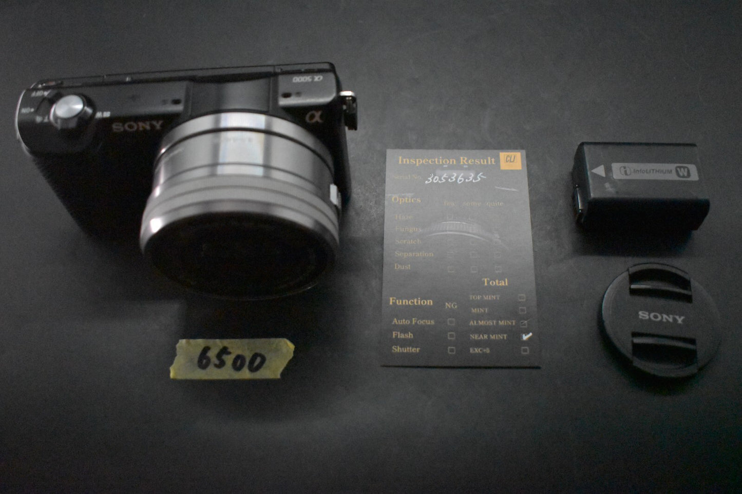 [1 Yr warranty] Sony Alpha a5000 Mirrorless Digital Camera with Lens Black 6500