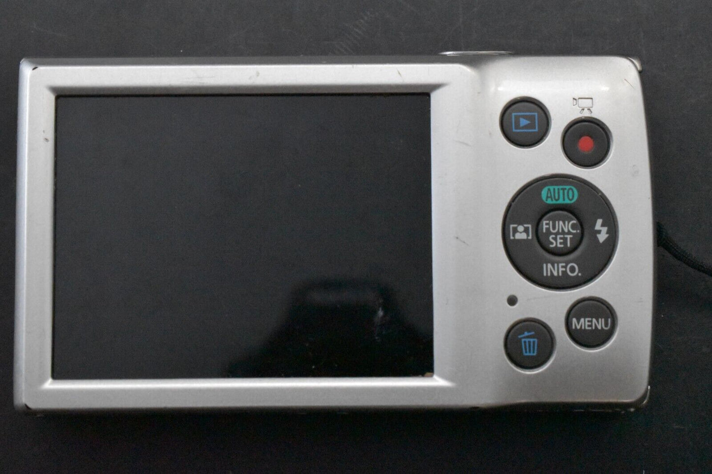 Canon IXY 180 PowerShot ELPH 180 20MP Digital Camera Silver [NEAR MINT] 5480