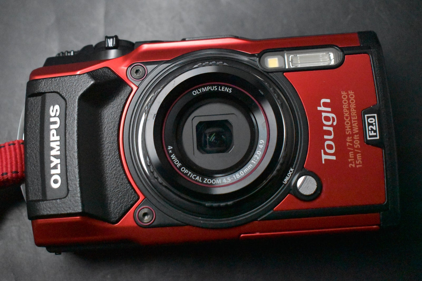 [1 Yr Warranty] OLYMPUS Tough TG-5 Red Waterproof Digital Camera JAPAN 6149