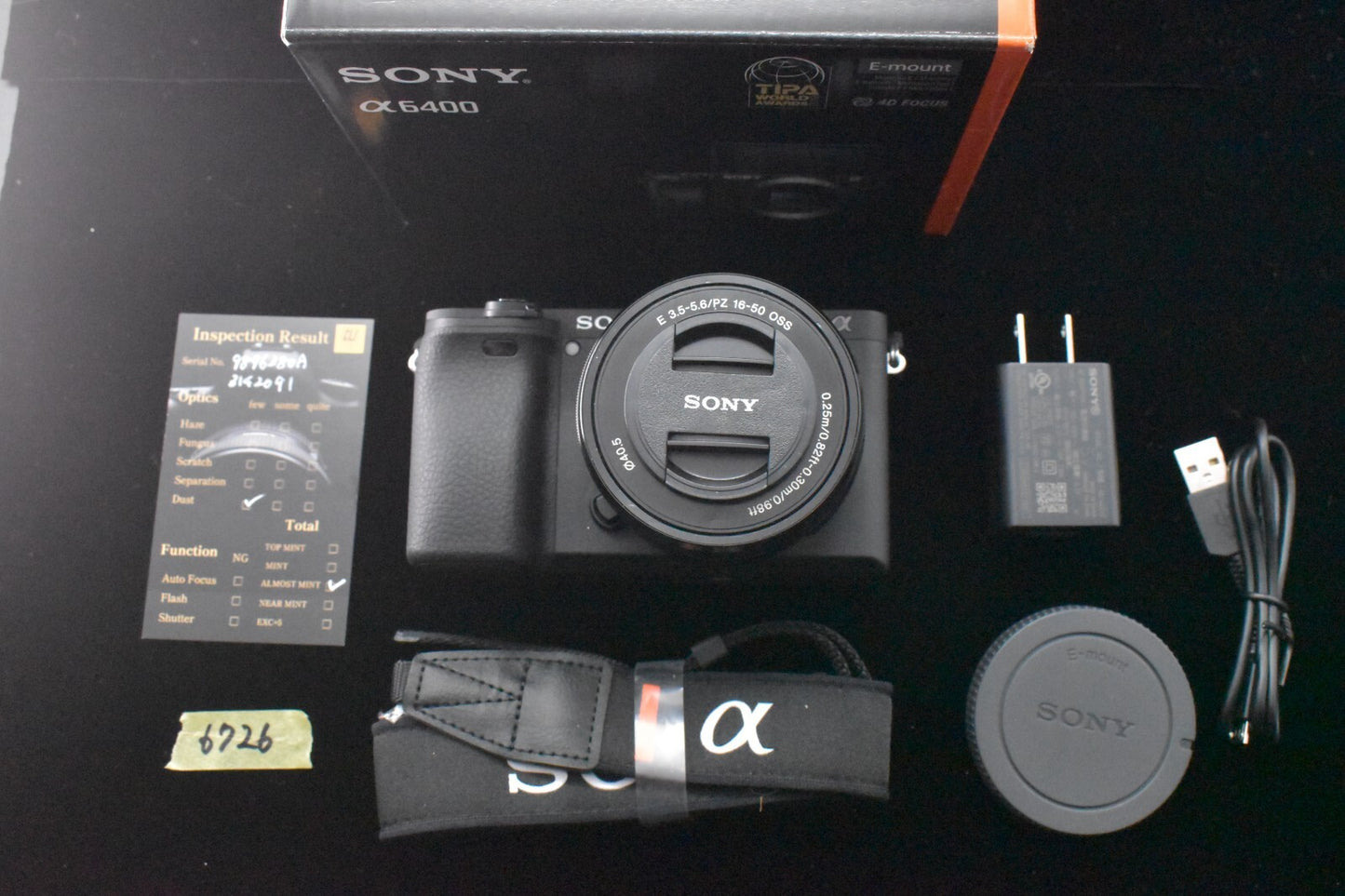 [1 Yr warranty] Sony Alpha A6400 Mirrorless Digital Camera with lens Silver 6726